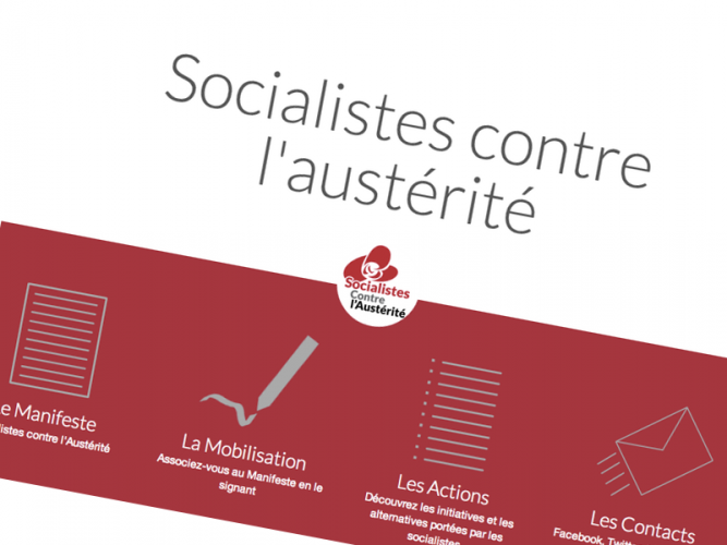 Socialistes contre austérité